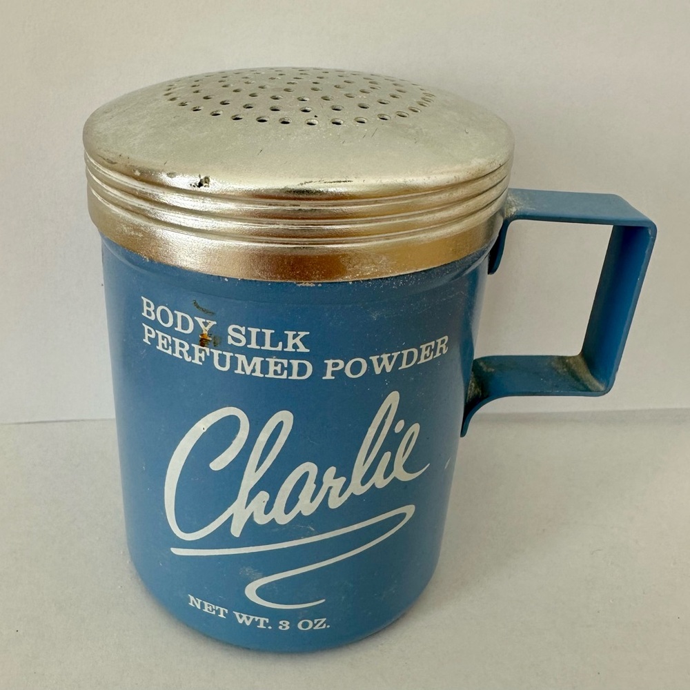 Vintage Revlon Charlie Body Silk Perfumed Powder - 1970s - Used